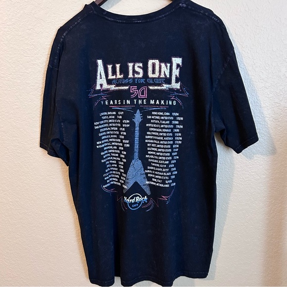 Hard Rock Cafe Las Vegas Graphic Short Sleeve Tee - Picture 3 of 7